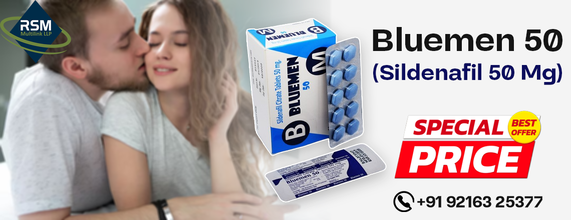 Improve Intimate Experiences with Bluemen 50mg : An Advanced Solution for Sensual Issues